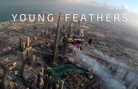 Flying with jetpacks over Dubai