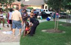 The cops crashed this pool party