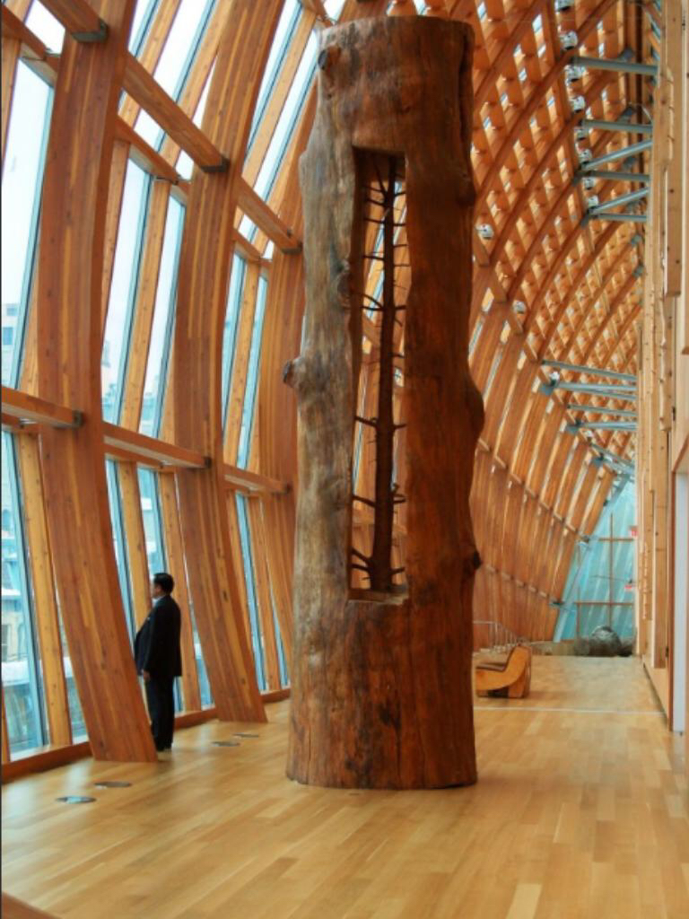 Inside tree sculpture