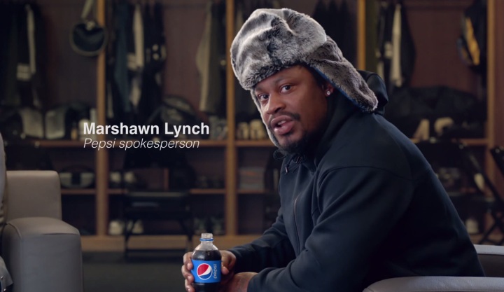 Funny Marshawn Lynch Pepsi commercial
