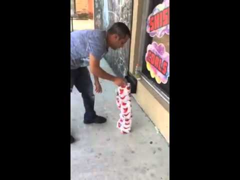 Acrylic water pipe demo fail