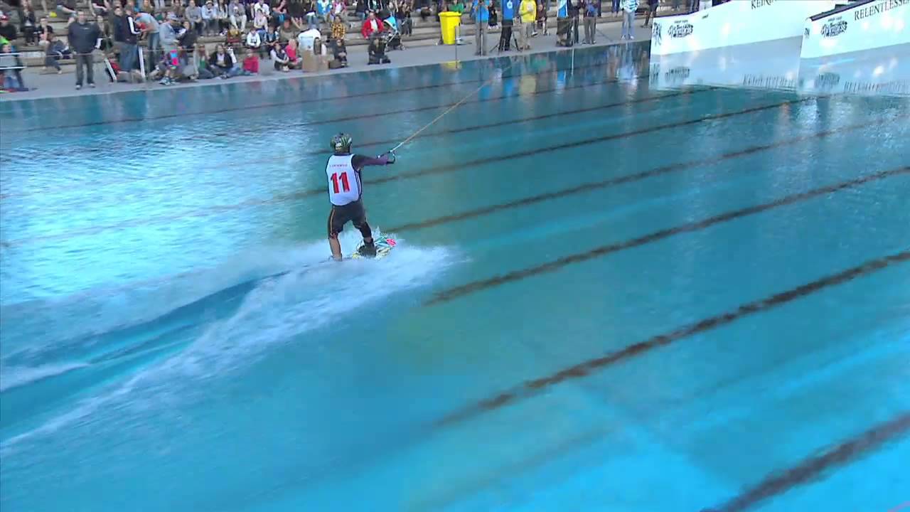 Impressive wakeboard skills