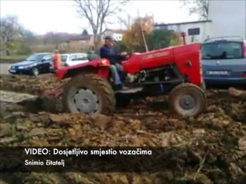 Angry Farmer in Croatia