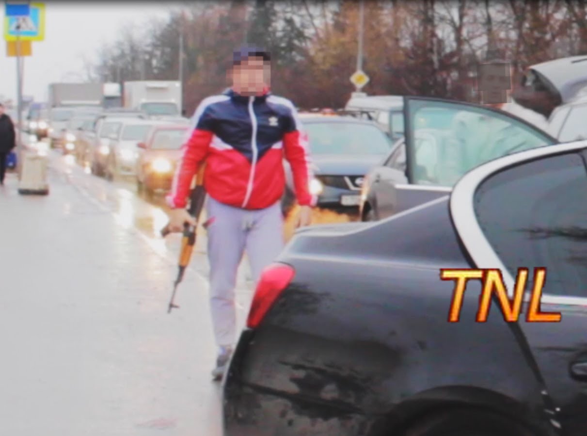 Russian car crashes and road rage