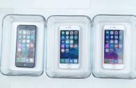 iPhones in various liquids