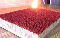 Fire Domino from Matches