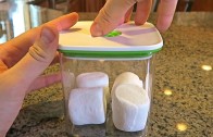 Marshmallows and vacuum experiment