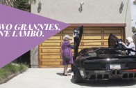 Two old ladies and a Lamborghini