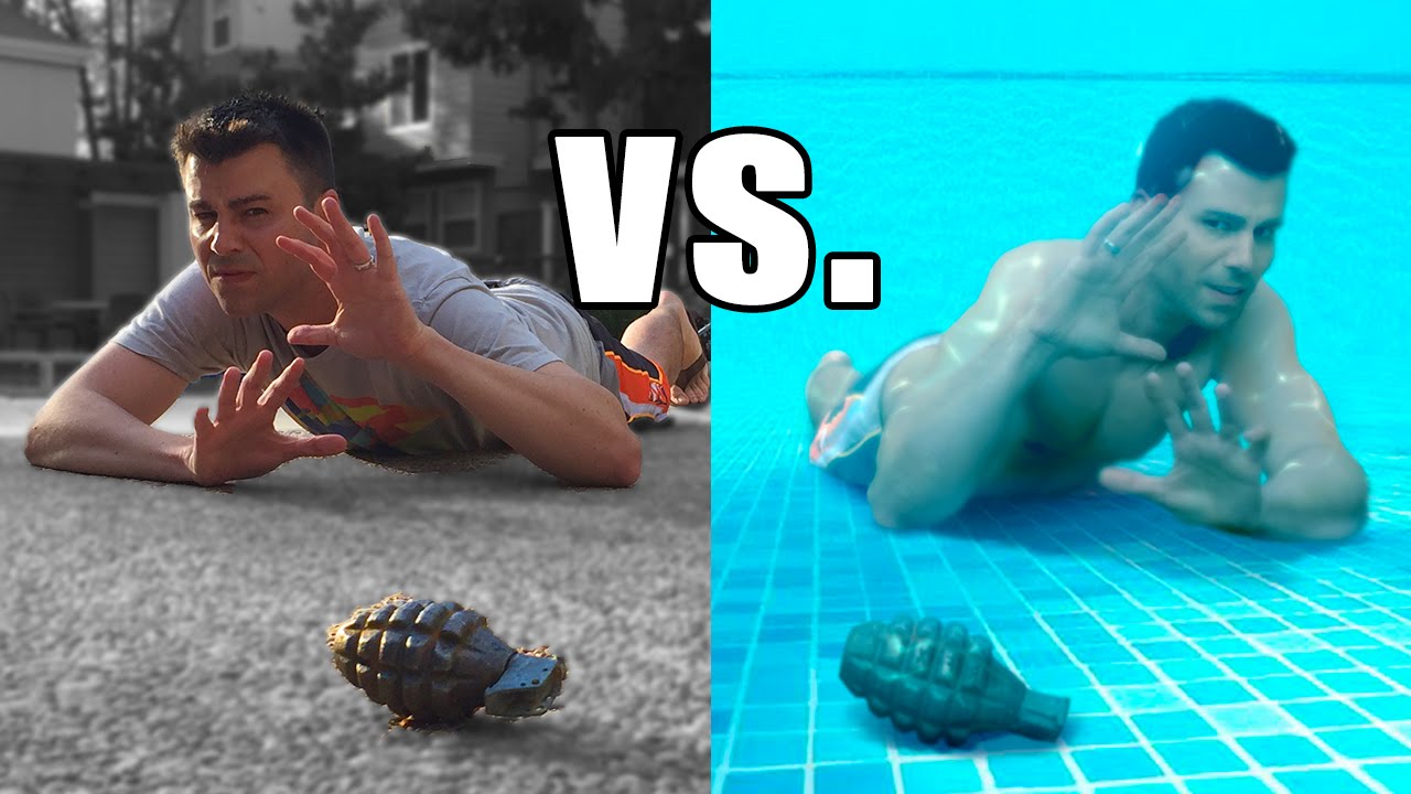 How to survive a hand grenade explosion