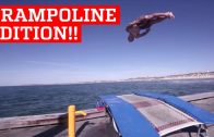 Incredible trampoline tricks