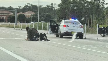 Brave people help cops