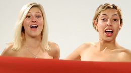 Women BFFs see each other naked