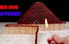 Fire Domino from Matches